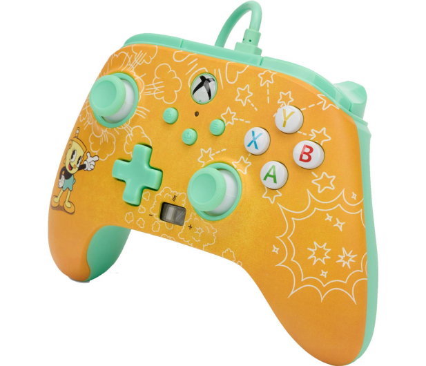 PowerA XS Pad przewodowy Enhanced Cuphead Ms Chalice - 1112283 - zdjęcie 2